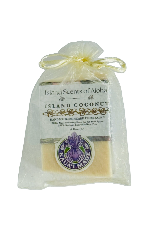 Island Coconut Scented Soap 4 oz